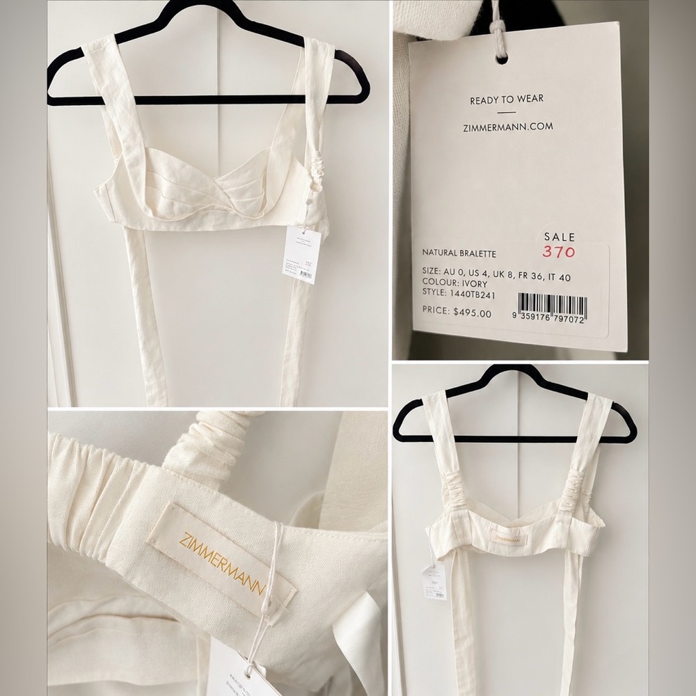Zimmerman US 4 bralette crop top